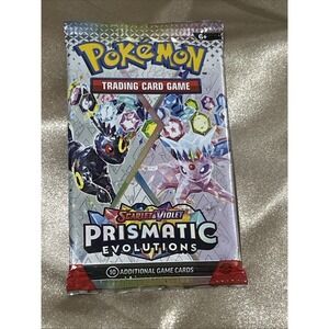 Pokemon Prismatic Evolutions Booster Pack - 10 Cards/Pack - Random Art - SEALED